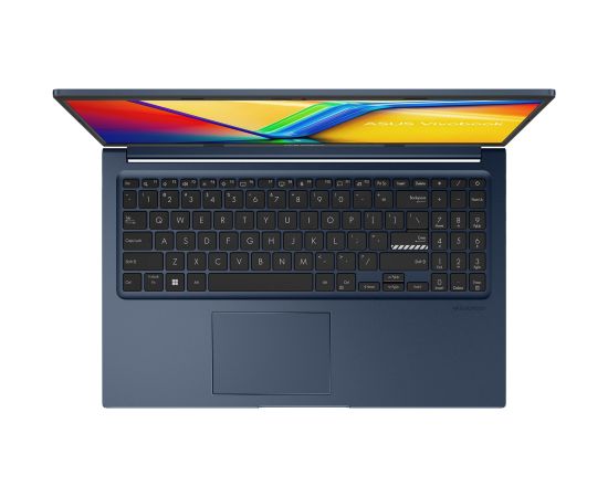 ASUS Vivobook 15 R1504VA-BQ477 Intel® Core™ i3 i3-1315U Laptop 39.6 cm (15.6") Full HD 8 GB DDR4-SDRAM 512 GB SSD Wi-Fi 6 (802.11ax) Blue Portatīvie datori