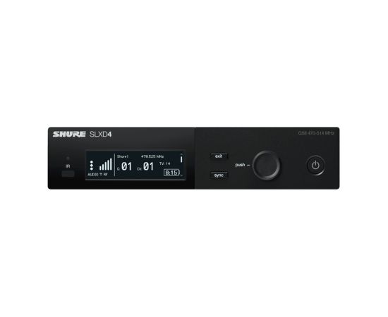 Shure SLXD4E=-G59 - Odbiornik pojedynczy cyfrowy Mikrofoni