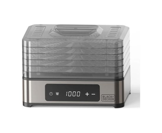 Black+Decker BXDE401E Fruit, Mushroom and Vegetable Dehydrator Dārzeņu Tvaicētāji un Žāvētāji