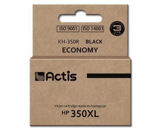 Actis KH-350R Ink (replacement for HP 350XL CB336EE; Standard; 35 ml; black) Tintes printeru izejmateriāli