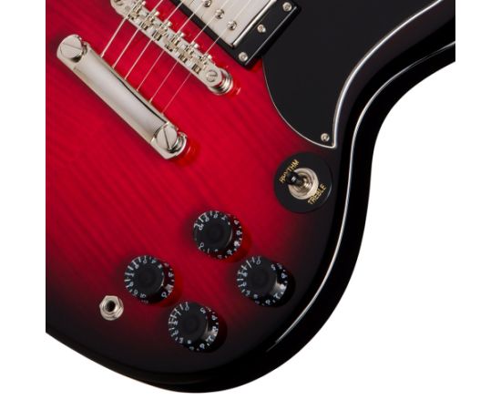 Epiphone SG Tribute Plus Cherry Burst - electric guitar Музыкальные инструменты
