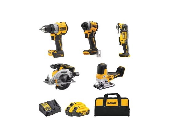 Akumulatora instrumentu komplekts DeWalt DCK502P3-QW; 18 V; 90 Nm; 208 Nm; 165 mm; 3x5,0 Ah akum. Наборы электроинструментов