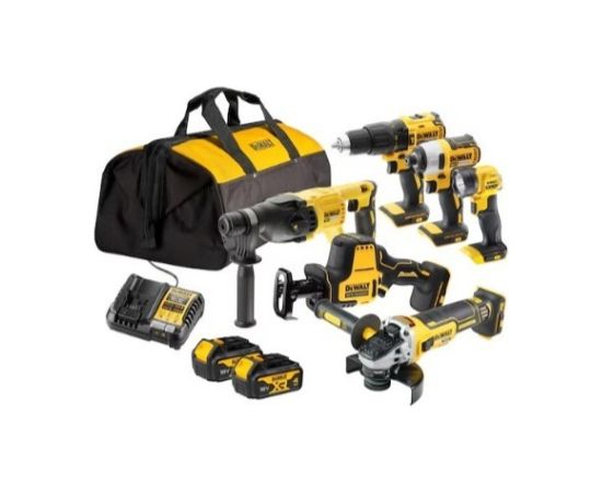Akumulatora instrumentu komplekts DeWalt DCK607M2-QW; 18 V; 2x4,0 Ah akum. Наборы электроинструментов