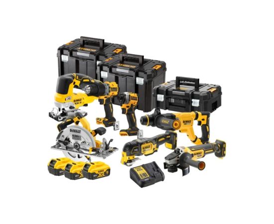 Akumulatora instrumentu komplekts DeWalt DCK706P3T-QW; 18 V; 90 Nm; 205 Nm; 184 mm; 125 mm; 3x5,0 Ah akum. Наборы электроинструментов
