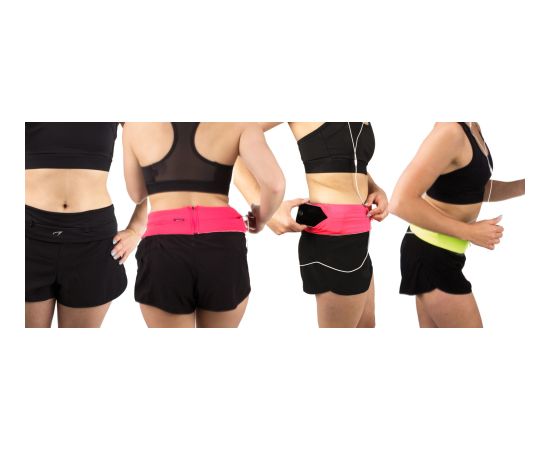 Пояс для бега AVENTO 21PR L Fluorescent pink/Black/Silver Велосипеды