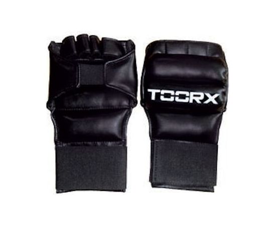 Перчатки для FitBox TOORX Lynx M чёрная экокожа Боксерская экипировка