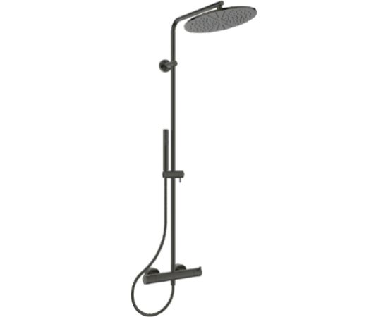 Ideal Standard dušas sistēma ar termostatu Ceratherm T125, magnetic grey  Смесители для душа / Душевые системы