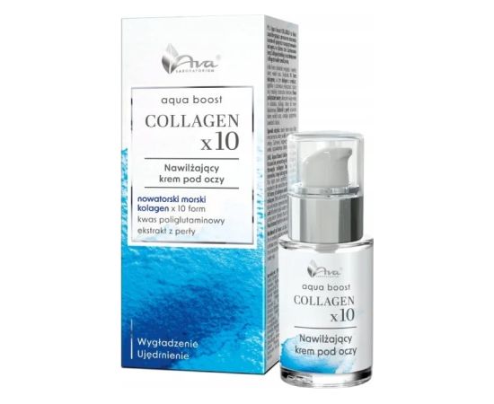 AVA LABORATORIUM_Aqua Boost Collagen nawilżający krem pod oczy 15ml Sejas kopšana