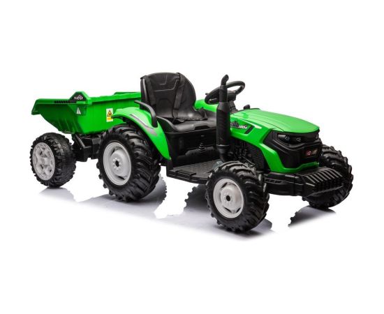 Lean Cars Traktor Na Akumulator HC-306 Z Przyczepą Jasno Zielony 24V Новости - Детские товары