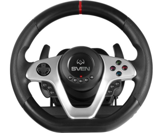 Steering wheel SVEN GC-W1000 (pedals, gearbox, force feedback, D-pad, 17 bt, XB1/P4/PC/X-D-Inpu) Spēļu kontrolieri