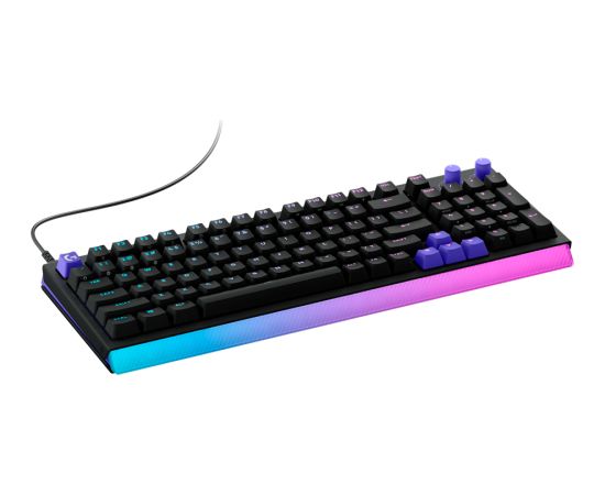 LOGITECH G512 X 98 Wired Gaming Keyboard - BLACK - US INT'L - USB - EMEA28i - 935 - TACTILE Klaviatūras
