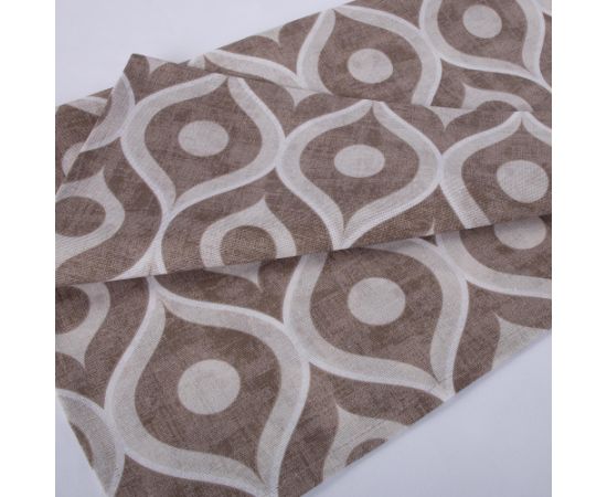Table mat LONETA NEW 43x116cm, beige motif Новинки Для дома и сада 