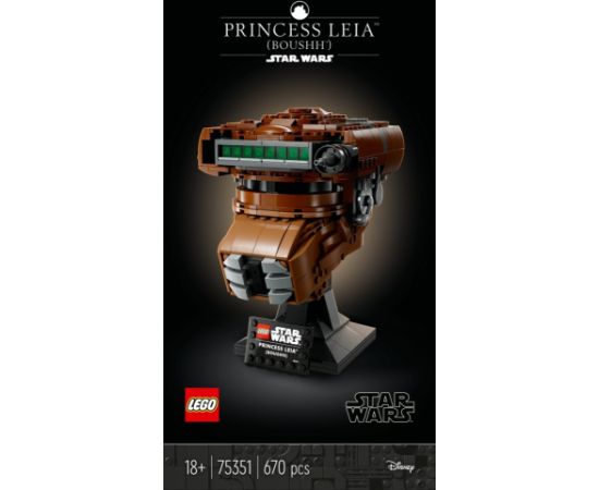 Lego 75351 - Star Wars Princess Leia Boushh Helmet(Boj.iepak) LEGO VIDIYO