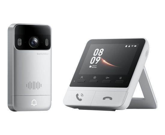 Switchbot video doorbell incl. display (white/silver) LED / LCD мониторы