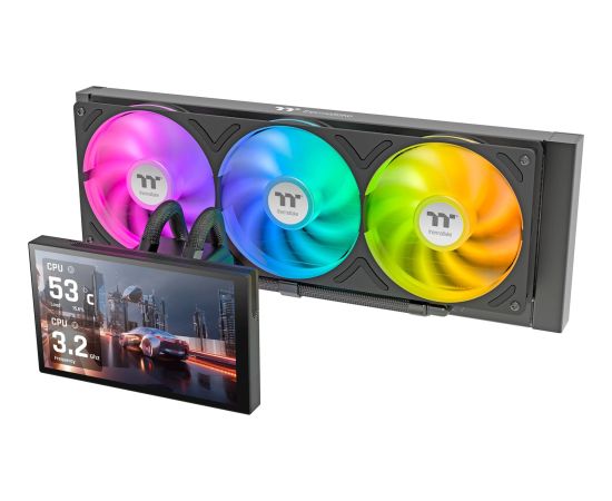 Thermaltake ST360 Ultra (black, 7" IPS LCD) Procesoru dzesēšana