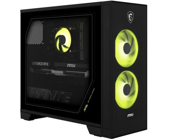 MSI MAG Infinite S AI 2NVM7-002AT (black/transparent, Windows 11 Home) Personālie datori