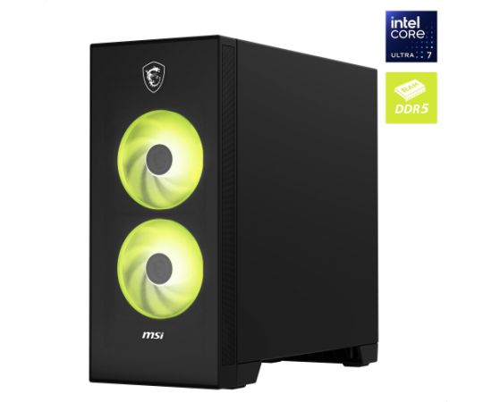 MSI MAG Infinite S AI 2NVM5-003AT (black/transparent, Windows 11 Home) Personālie datori