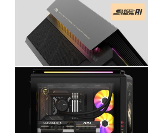 MSI MEG Vision X AI 2NVV9-285AT (black/transparent, Windows 11 Home) Personālie datori