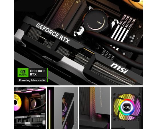 MSI MEG Vision X AI 2NVV9-285AT (black/transparent, Windows 11 Home) Personālie datori