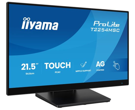 Iiyama ProLite T2254MSC-B2AG (54.6 cm (21.5 inches), black (matt), FullHD, IPS, touchscreen, USB hub, 100Hz panel) Новинки Компьютерная техника