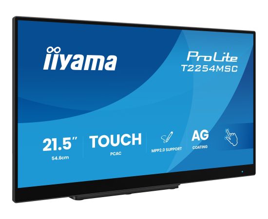 Iiyama ProLite T2254MSC-B2AG (54.6 cm (21.5 inches), black (matt), FullHD, IPS, touchscreen, USB hub, 100Hz panel) Новинки Компьютерная техника