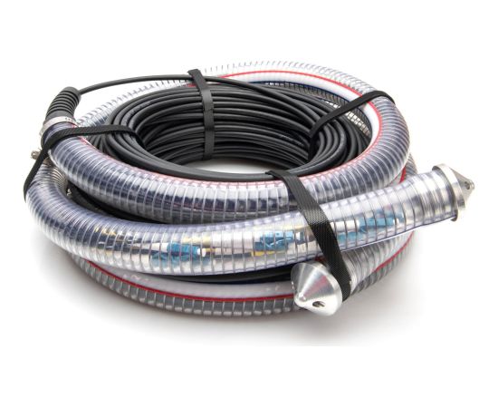 Digitus fiber optic universal breakout cable, duplex, LC/UPC connector, single mode OS2 (black, 50 meters, pre-assembled) Tīkla vadi