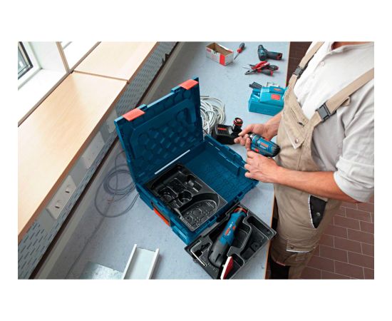 Bosch Powertools cordless impact wrench set GDX 18 Volt 285 Nm with 2 batteries 5.0 Ah and 31-piece bit set in L-BOXX (boxed) Новинки Для дома и сада 