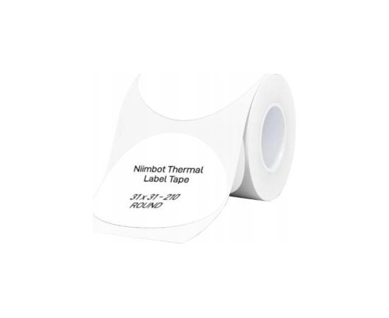 Etykiety termiczne Niimbot T31*31 Round -210White Uzlīmju printeri