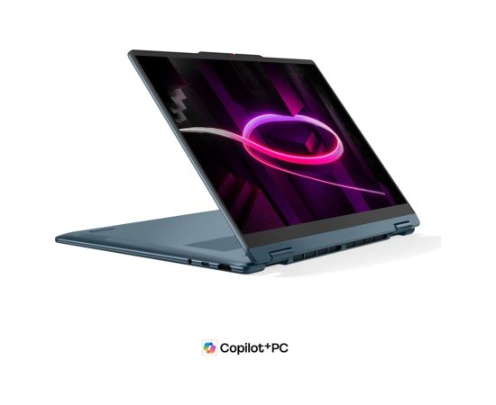 Lenovo Yoga 7 Gen 11 14AGP11 Ryzen AI 5 435 14"WUXGA Touch OLED 400nits 60Hz Glossy 16GB LPDDR5X-8000 SSD512 Radeon 840M Graphics 5.0MP + IR 70Wh Win11 Tidal Teal Portatīvie datori