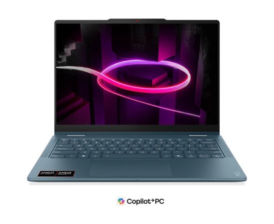 Lenovo Yoga 7 Gen 11 14AGP11 Ryzen AI 5 435 14"WUXGA Touch OLED 400nits 60Hz Glossy 16GB LPDDR5X-8000 SSD512 Radeon 840M Graphics 5.0MP + IR 70Wh Win11 Tidal Teal Portatīvie datori