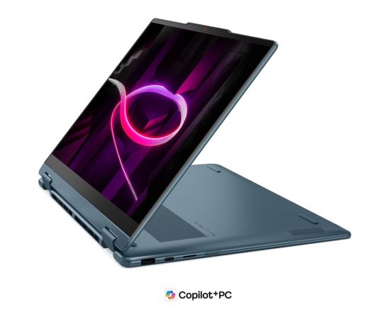 Lenovo Yoga 7 Gen 11 14AGP11 Ryzen AI 5 435 14"WUXGA Touch OLED 400nits 60Hz Glossy 16GB LPDDR5X-8000 SSD512 Radeon 840M Graphics 5.0MP + IR 70Wh Win11 Tidal Teal Portatīvie datori
