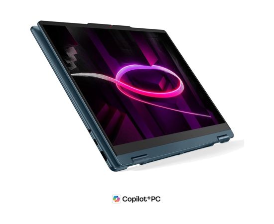 Lenovo Yoga 7 Gen 11 14AGP11 Ryzen AI 5 435 14"WUXGA Touch OLED 400nits 60Hz Glossy 16GB LPDDR5X-8000 SSD512 Radeon 840M Graphics 5.0MP + IR 70Wh Win11 Tidal Teal Portatīvie datori