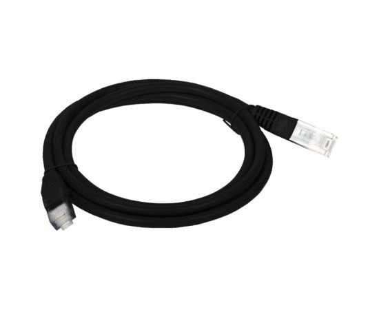 Alantec KKU5CZA3 networking cable Black 3 m Cat5e U/UTP (UTP) Tīkla vadi