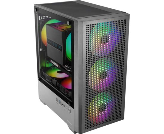 TACENS MARS MC-VECTOR 4xARGB USB-C mATX- obudowa/cases Datoru korpusi