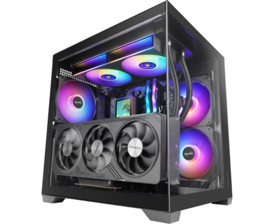TACENS MARS MC-VIEW3 3xARGB USB-C mATX- obudowa/cases Datoru korpusi