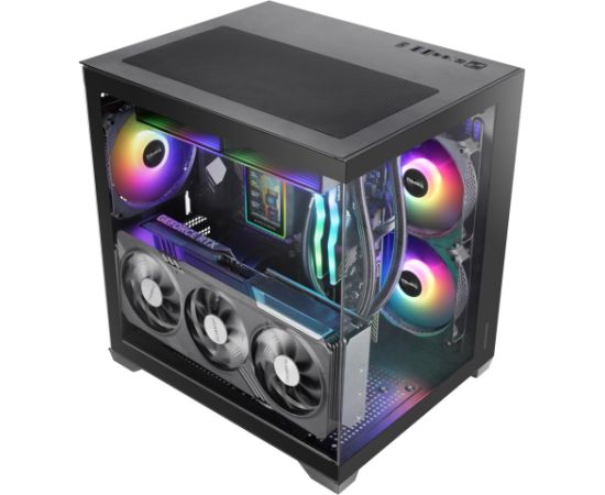 TACENS MARS MC-VIEW3 3xARGB USB-C mATX- obudowa/cases Datoru korpusi