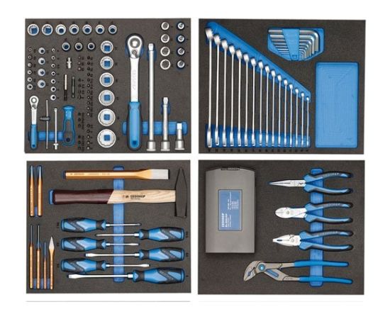 Instrumentu komplekts Gedore TS-147; 147 gab. Mehāniskie instrumenti