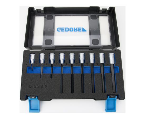 Uzgaļu komplekts Gedore 3014444; 1/2''; 10 gab. Mehāniskie instrumenti