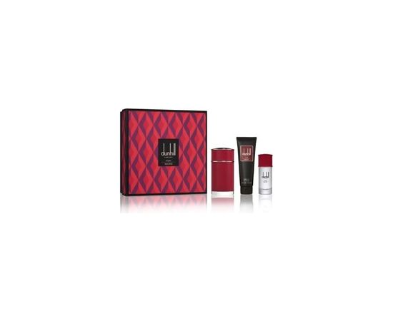 Dunhill Icon Racing Red Dárková sada EDP 100 ml, EDP 30 ml a sprchový gel 90 ml 100ml Dāvanu komplekti