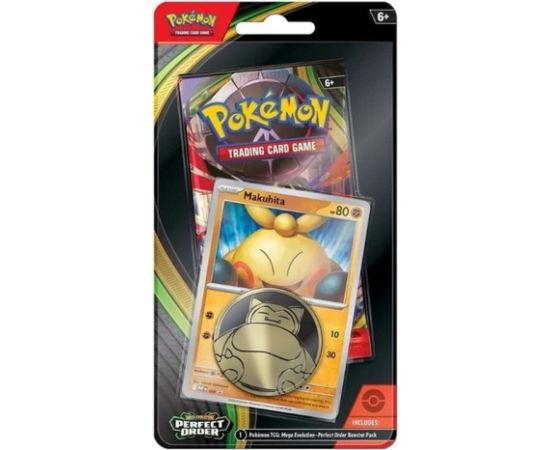 Pokemon Pokémon TCG: Mega Evolution - Perfect Order Checklane Blister Makuhita Galda spēles