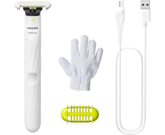 Trymer Philips Philips Norelco OneBlade OneBlade QP1924/24 Intimate Epilatori, bikini trimmeri, sieviešu skuvekļi