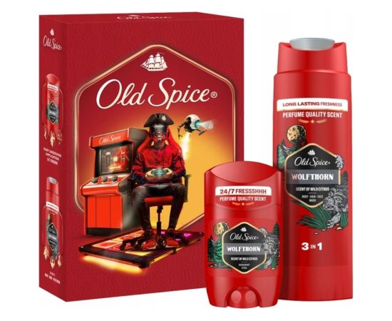 Procter P&G OLD SPICE ZESTAW Wolfthorn stick 50ml+S.GEL Dezodoranti