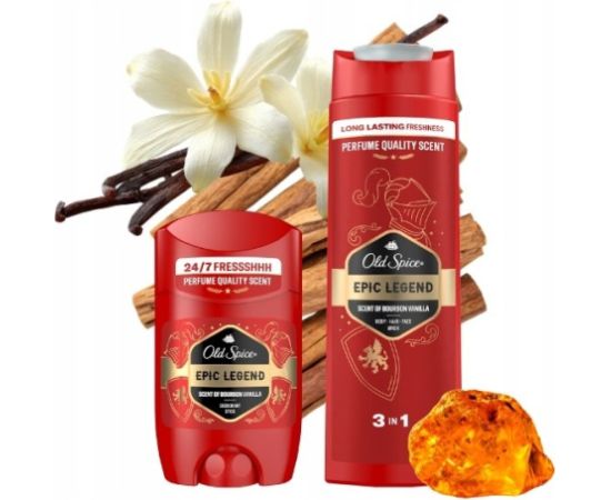 Procter P&G OLD SPICE ZESTAW Epic Legend stick 50ml+S.GEL Dezodoranti