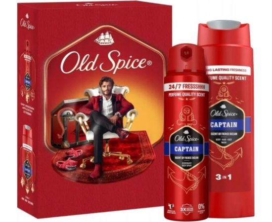 Procter P&G OLD SPICE ZESTAW Captain Deo 150ml+S.GEL 250ml Dezodoranti