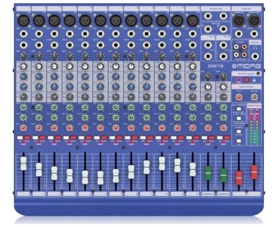 Midas DM16 Mikser audio DDA Jaunumi - Audio-Video