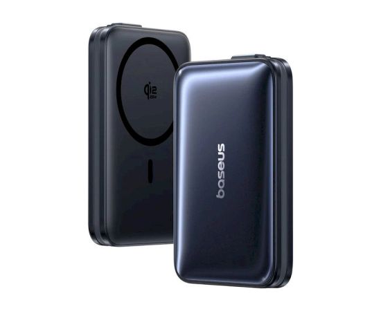 Baseus PicoGo AM61 Qi2.2 45W Magnētiskais powerbank 10000mAh / kosmiski melns Power Banks