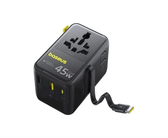 Baseus PicoGo AG11 Fast Universal 45W Tīkla lādētājs / kosmiski melns Telefonu lādētāji 220v