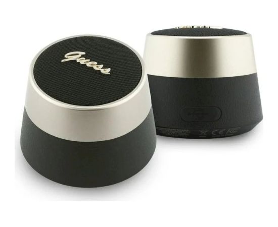 Guess Script Metal Logo Bluetooth Skaļrunis 5W Bezvadu skaļruņi