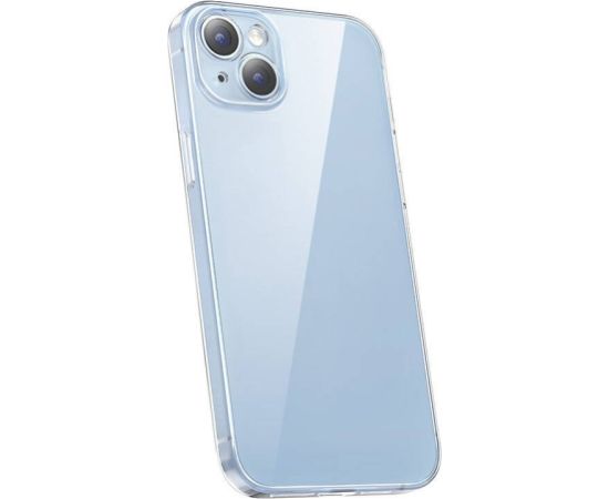 Baseus Crystal Series Case Aizsargapvalks priekš iPhone 14 Plus + rūdītais stikls / caurspīdīgs Neoriģinālie Maciņi
