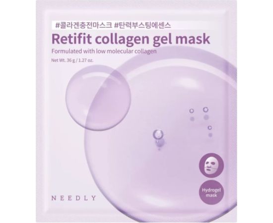 Needly Retifit Collagen Gēla Maska 1 piece 25 ml Spoguļi un Sejas kopšanas ierīces